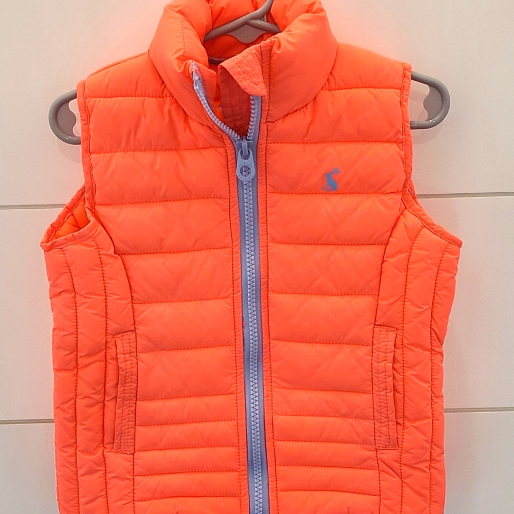 Joules kids puffy packable vest - 2T